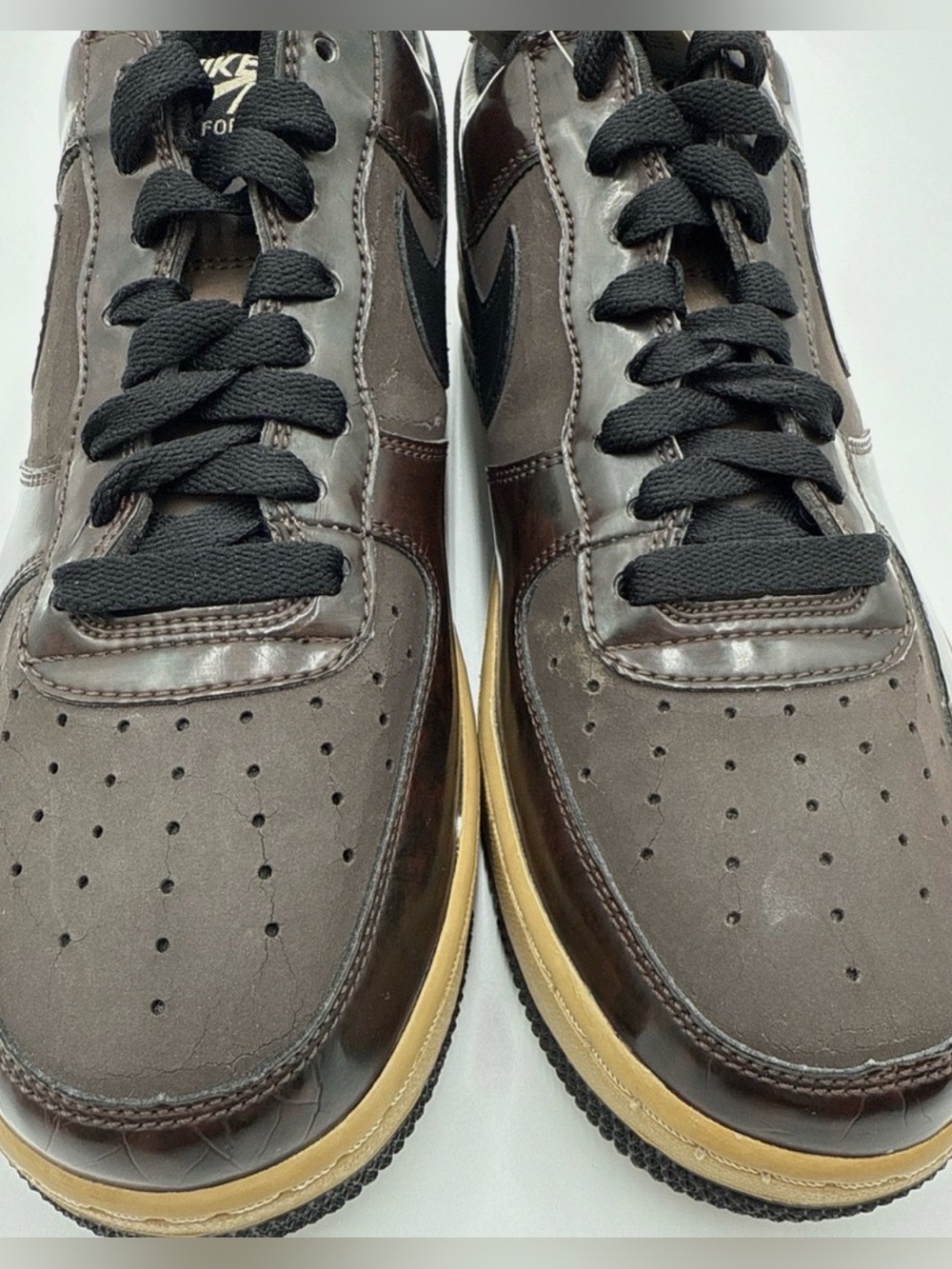 Size 10.5 Nike Air Force 1 Premium Woodgrain EXCELLENT CONDITION USED ONCE
